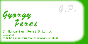 gyorgy perei business card